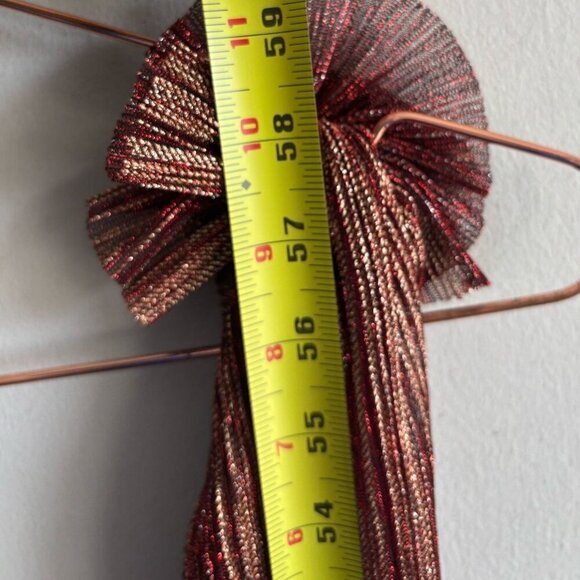 Deeelly Women Sleeve Less Maxi Towered Style Zip At The Back Dress Copper Size M - Picture 2 of 11